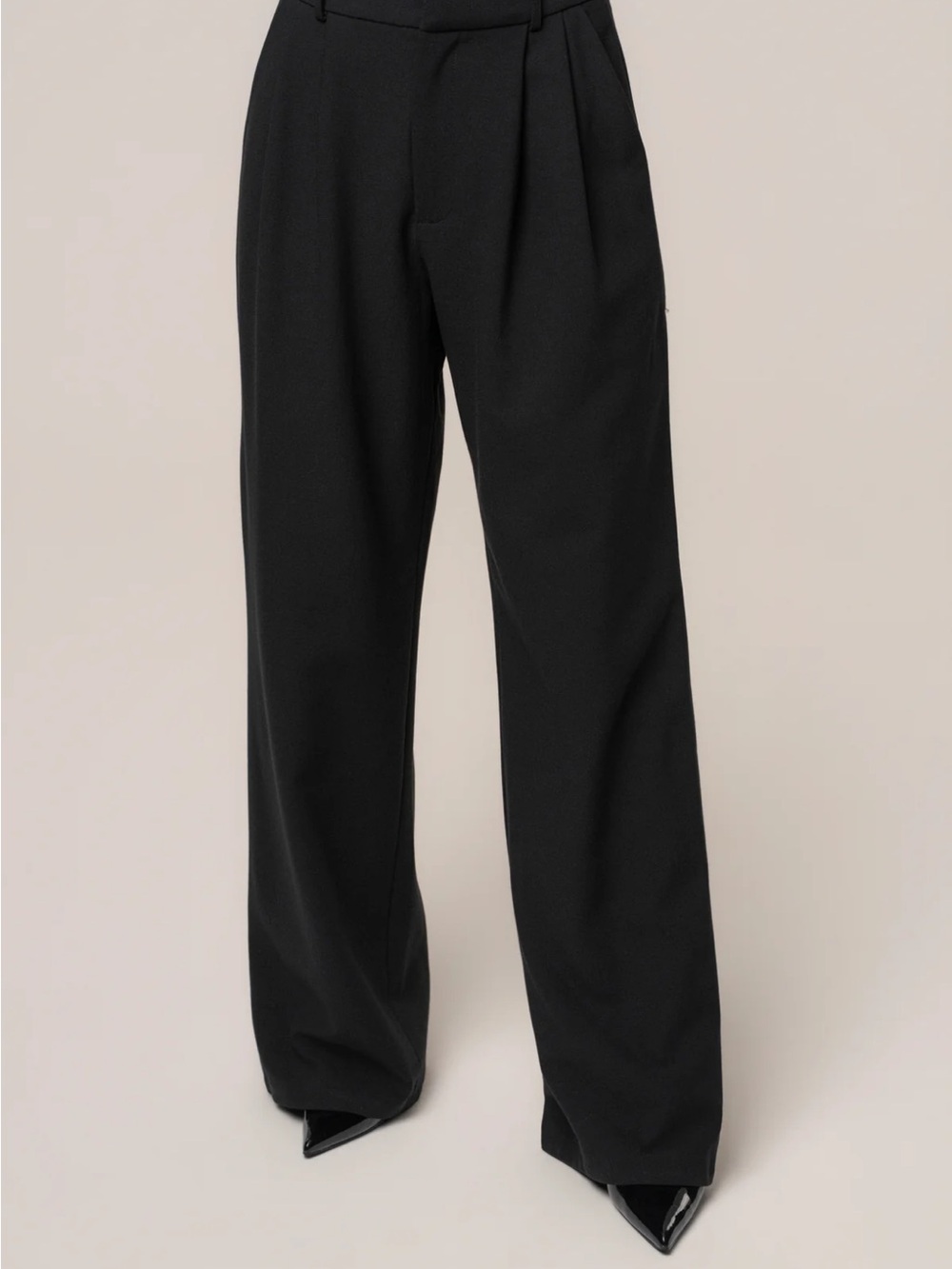 Jluxlabel Black Wide Leg Pants
